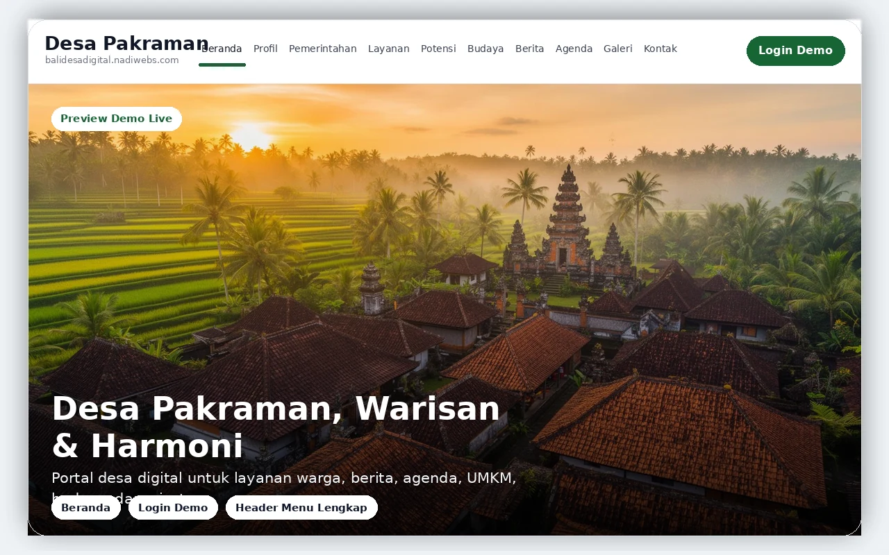 Preview Bali Desa Digital