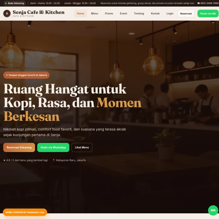 Preview Senja Cafe
